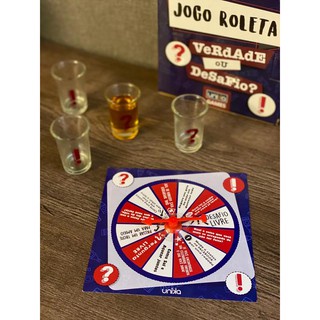 Jogo roleta drink shot com 16 copinhos de bebida dose cassino thata  esportes