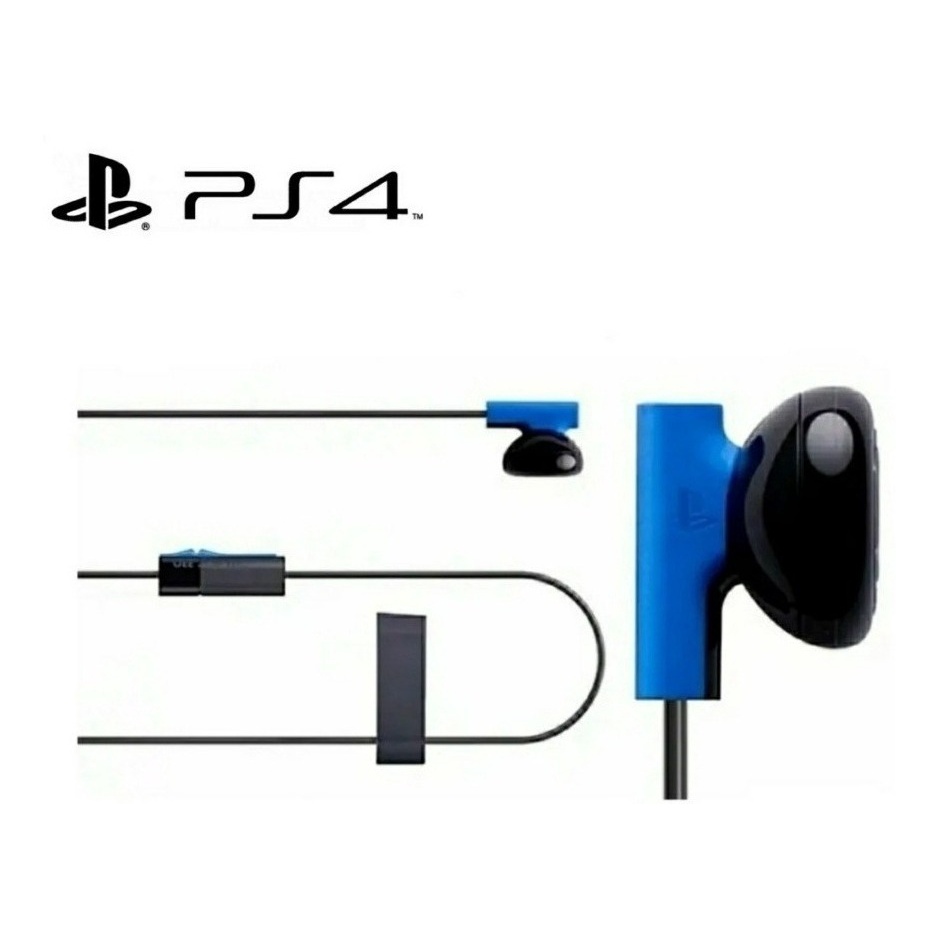 Fone De Ouvido Auricular Microfone C/fio Ps4 Sony | Shopee Brasil
