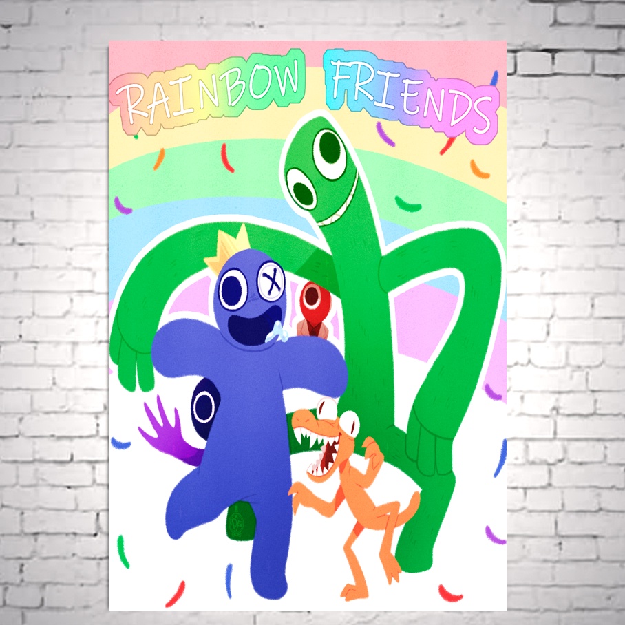 Rainbow Friends Green (Friendly) | Poster