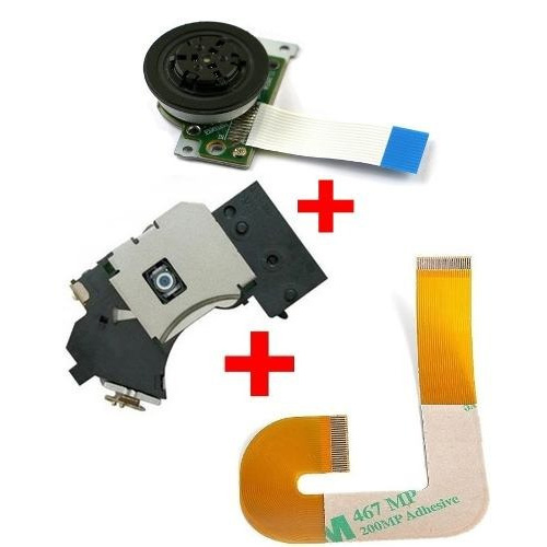 Kit Leitor Óptico Pvr 802w Ps2 + Cabo Flat J + Motor Play2 