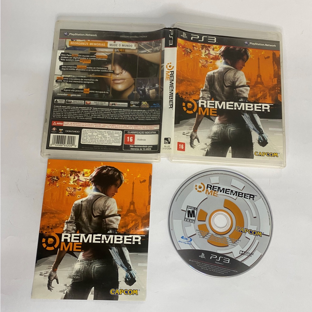 Jogo Remember Me - Xbox 360 - Mídia Física - Original