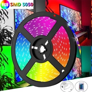 Fita Led Ultra Rgb 5050 Rolo 5m 16 Cores Colorida 300 Leds Aprova D'agua Silicone Dupla Face Ip65 Controle