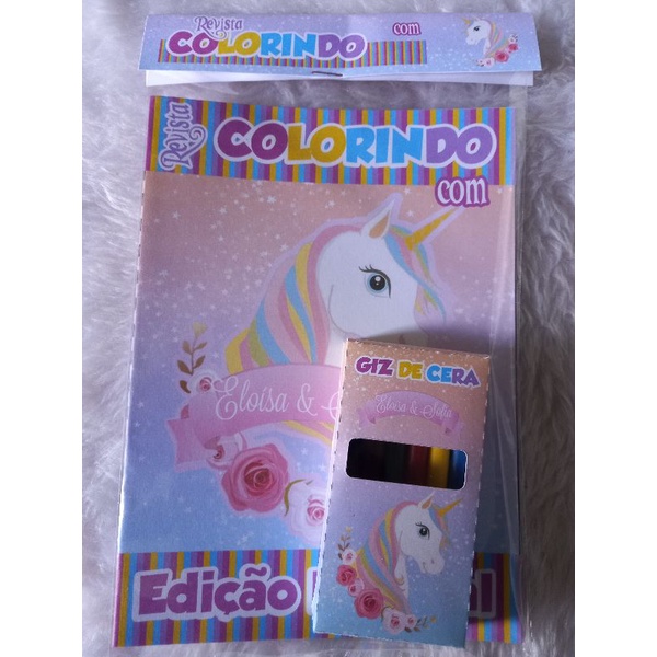 Kit de Colorir com Giz de Cera My Little Pony