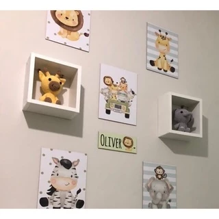 Nicho Cubo Decorativo Infantil Mdf Branco tx