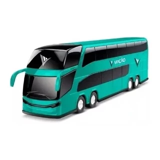 Ônibus de 2 Andares Viação Petroleum Verde Água 1475 - Roma
