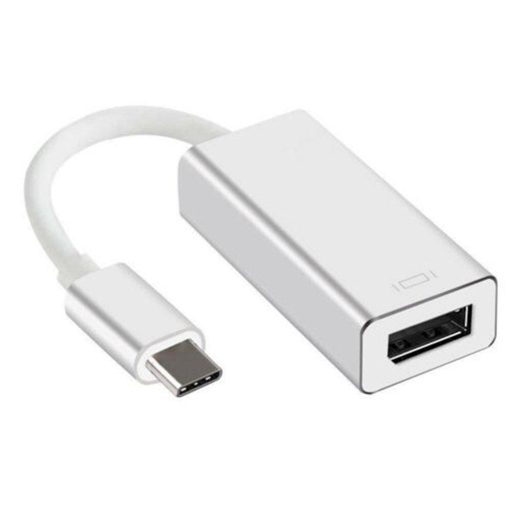 Cabo Adaptador Usb Usb-c Tipo-c Type-c 3.0 3.1 Macho Para Porta Displayport Fêmea Full Hd 2k 4k Ultra 30hz 60hz 100hz 120hz 144hz 240hz