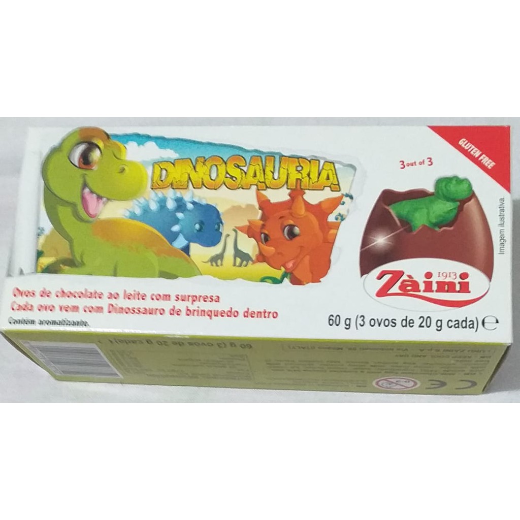 Ovo De Páscoa Dinossauro Dinovo Chocolate Ao Leite - Loja Zuza Brinquedos