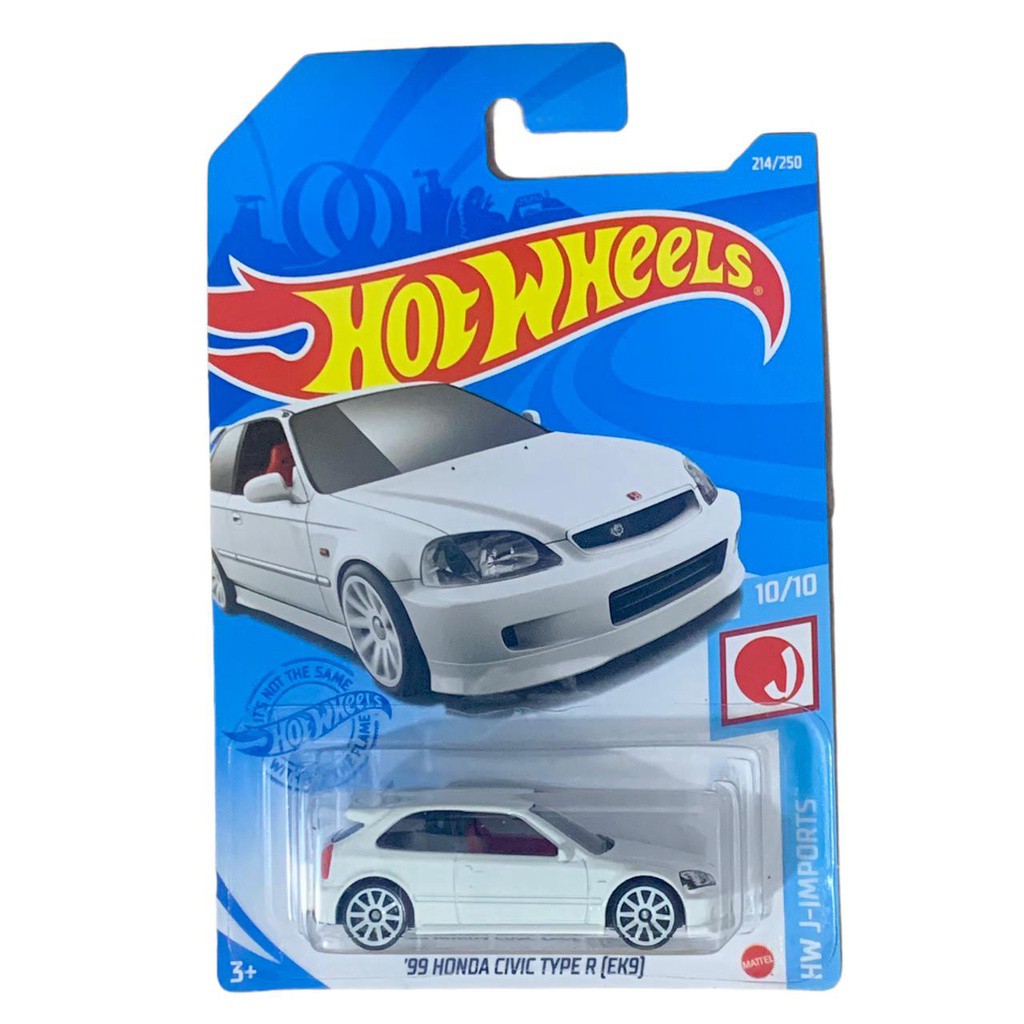 hot wheels '99 honda civic type r [ek9] - hw j-imports 10/10