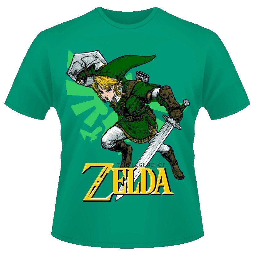 CAMISA 100% ALGODÃO - LINK - THE LEGEND OF ZELDA