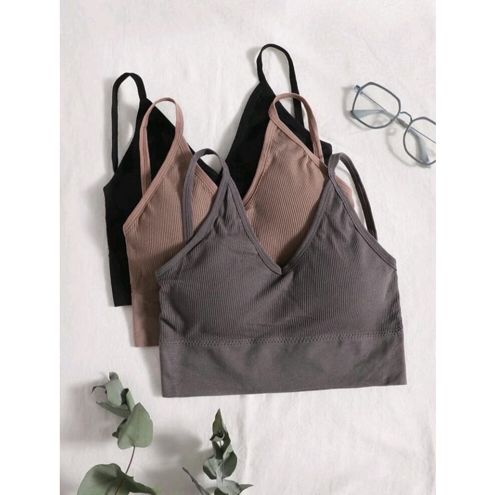 Sutiã decotado sem Aro com bojo/ Sutiã Wrap que mostra as Costas Feminino soutien sutian