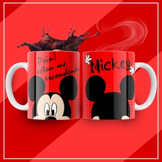Caneca Xicara Personalizada Mickey Mouse Disney 325ml