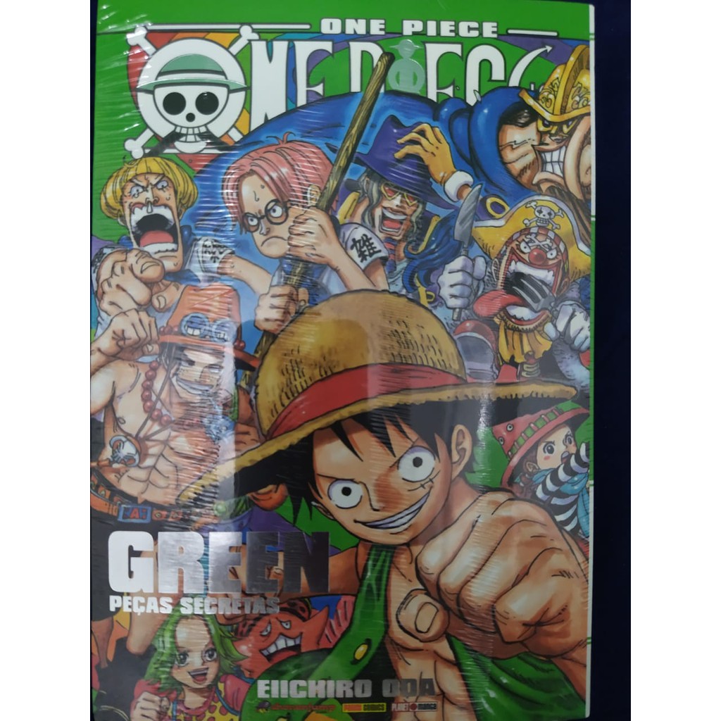 One Piece Yellow e Green (Databook) Shopee Brasil