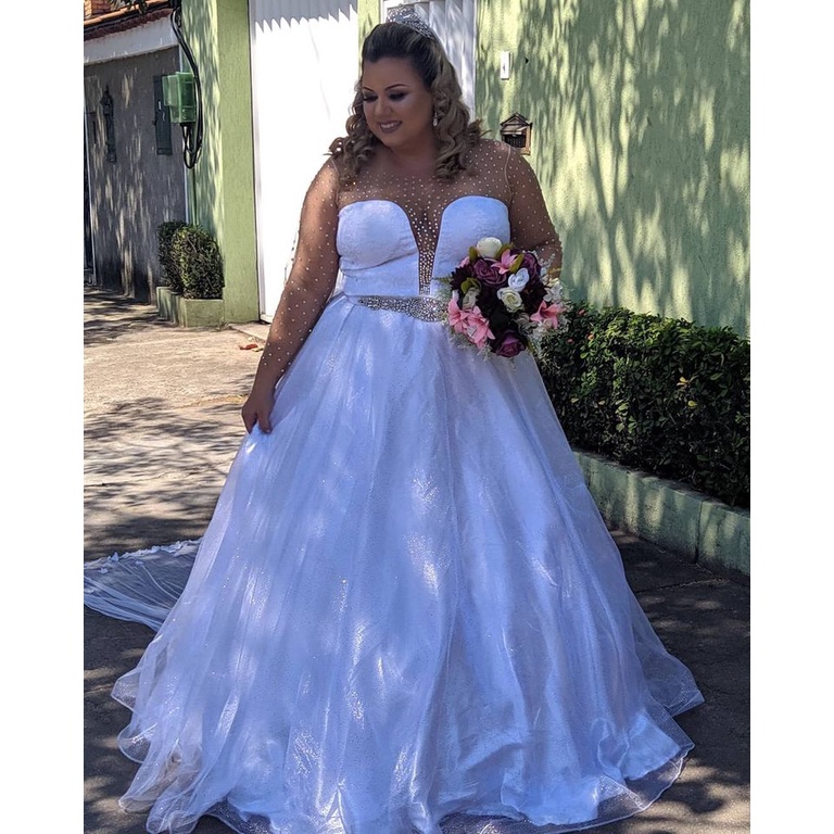 Vestido Senhora Tradicional Plus Size Para Ir A Igreja