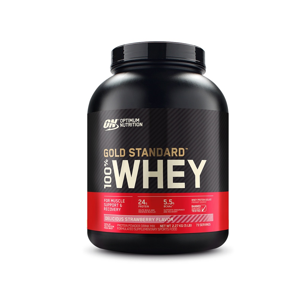 Whey Gold 2270g Morango Optimum