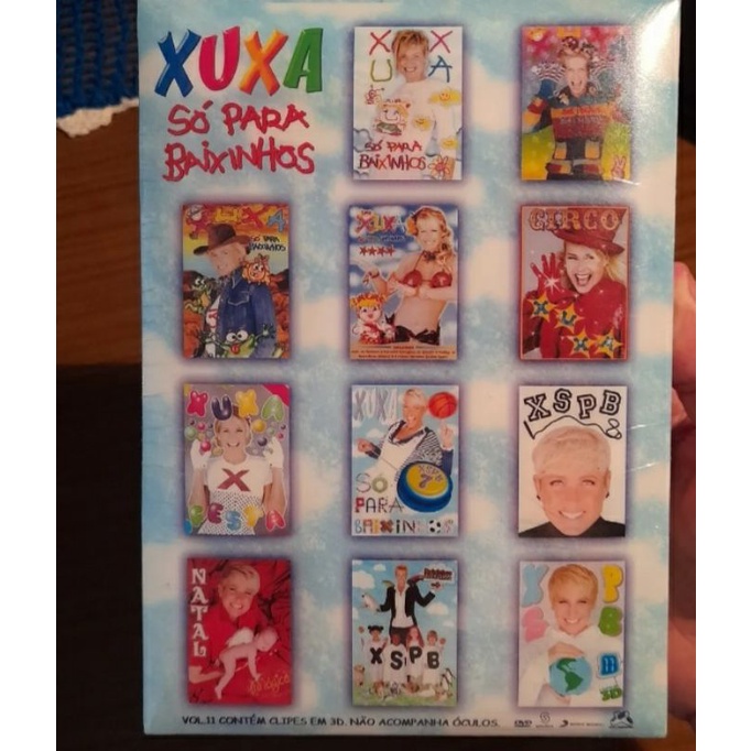 Box Dvd Xuxa Só Para Baixinhos 1 Ao 11 Lacrado De Fábrica