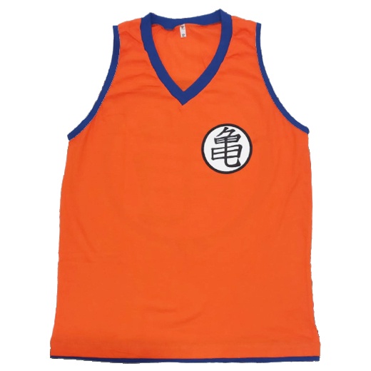 Camiseta Regata Colorida Goku Nuvem Voadora