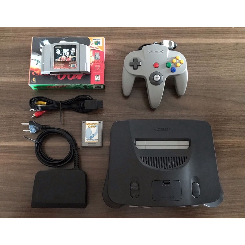 Nintendo 64 versão (BRA) + 007 Goldeneye (JPN) | Shopee Brasil