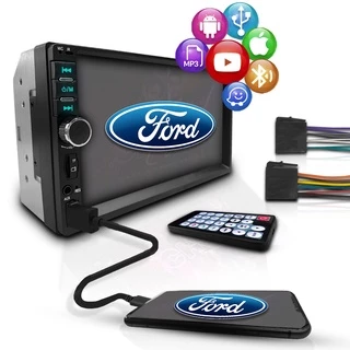 Central Multimídia Ford Espelhamento Ios Android 2 Din Mp5 Bluetooth Universal