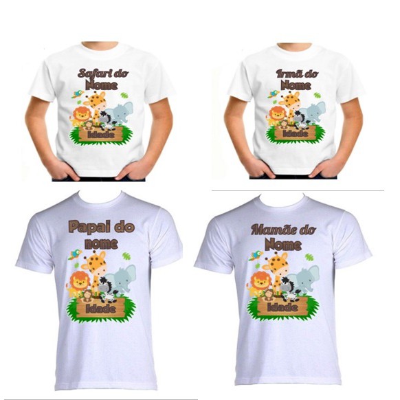 Imagem do produto camisa personalizada safari fazemos com seu tema