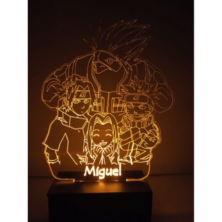 Abajur De Mesa De Led Kakashi Naruto