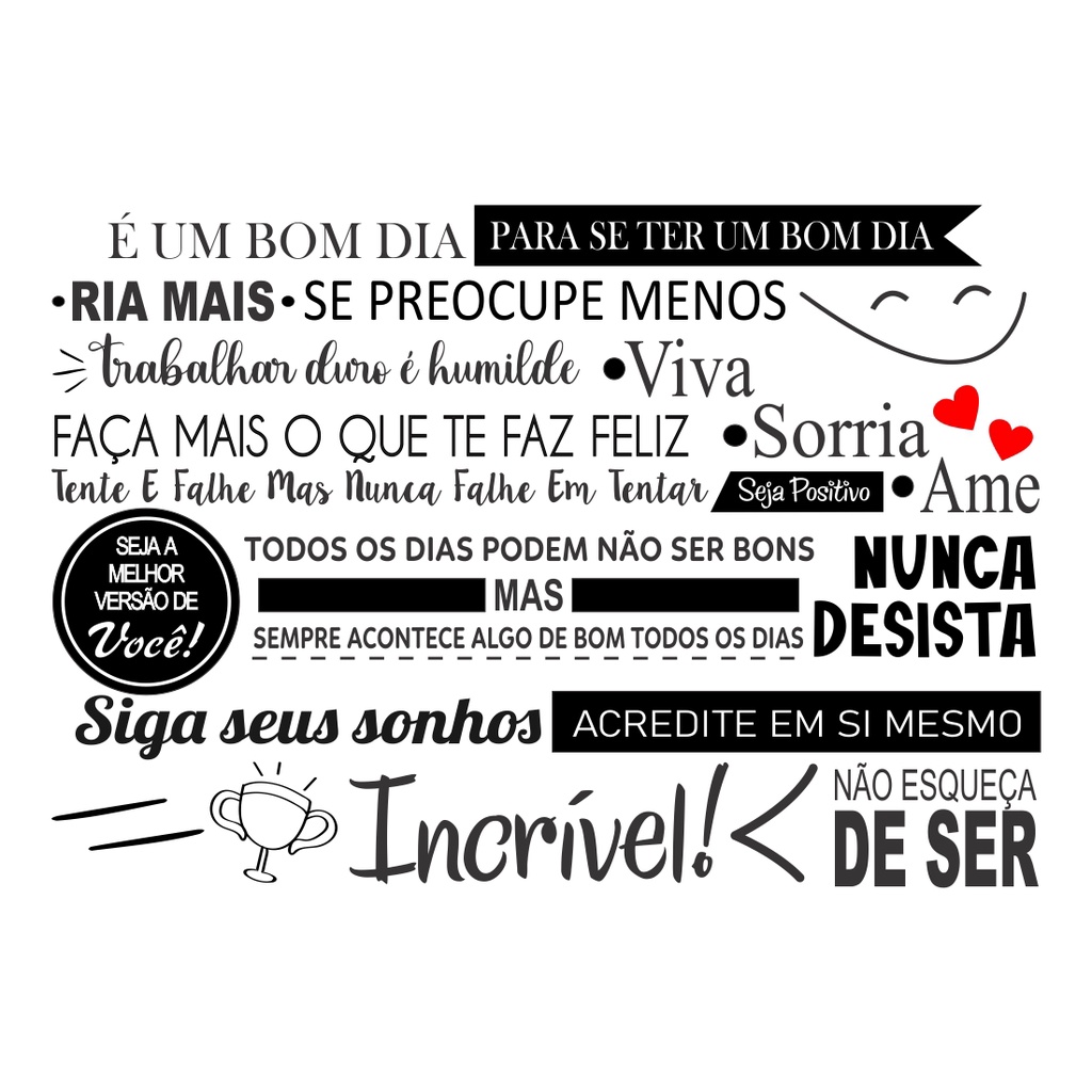 Adesivo Decorativo Parede Lettering Nunca Desista Dos Seus Sonhos