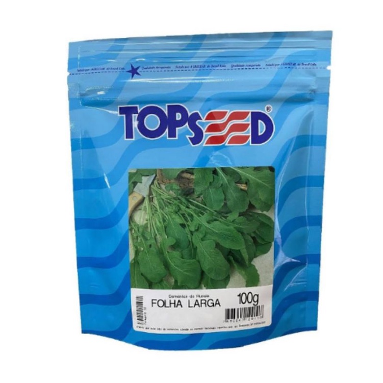 Semente de Rúcula folha larga 100G | Shopee Brasil
