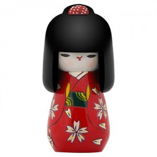 Conjunto de bonecas japonesas kokeshi fofas sem costura com