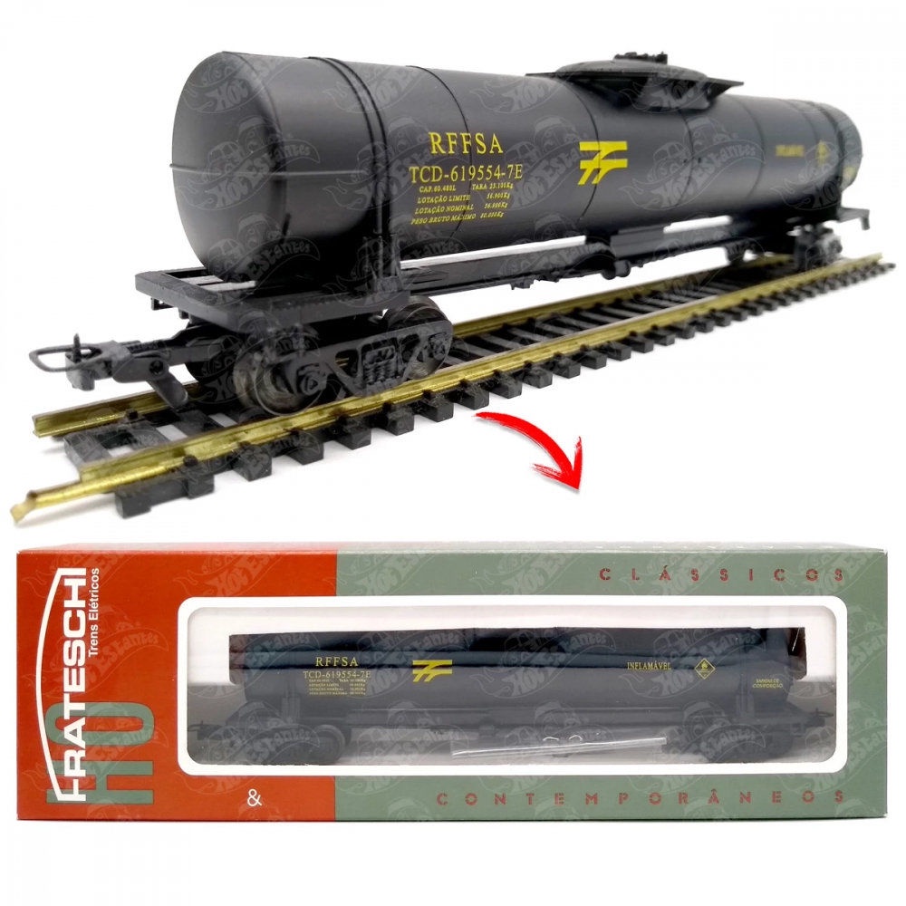 Vagao Tanque Rffsa Preto 2076 Frateschi | Shopee Brasil