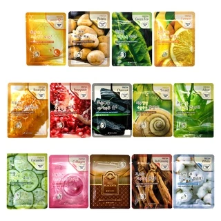 3w clinic facial fresh mask sheet total 10ea em Oferta na Shopee