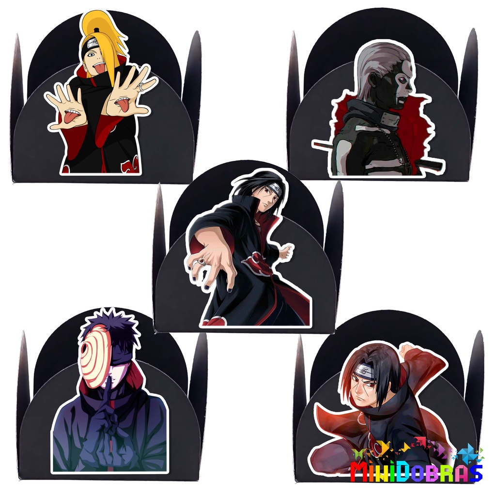 Forminhas para doces 4 pétalas Nuvem Akatsuki