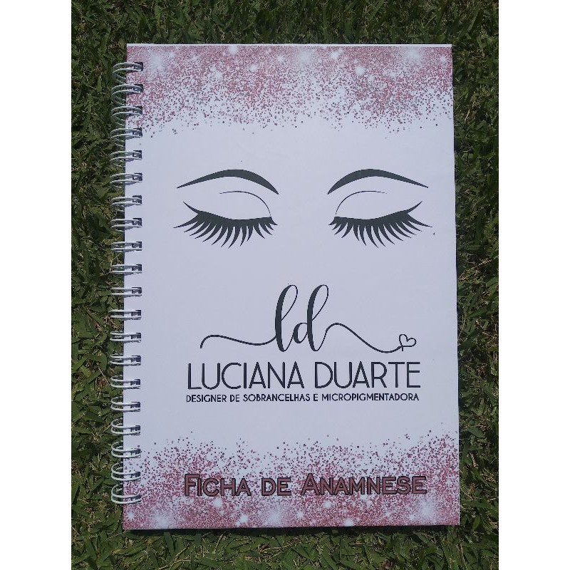 Caderno Personalizado Anamnese Shopee Brasil 3671