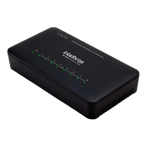 Switch 8 Portas Modem Roteador Aparelho Internet Intelbras | Shopee Brasil