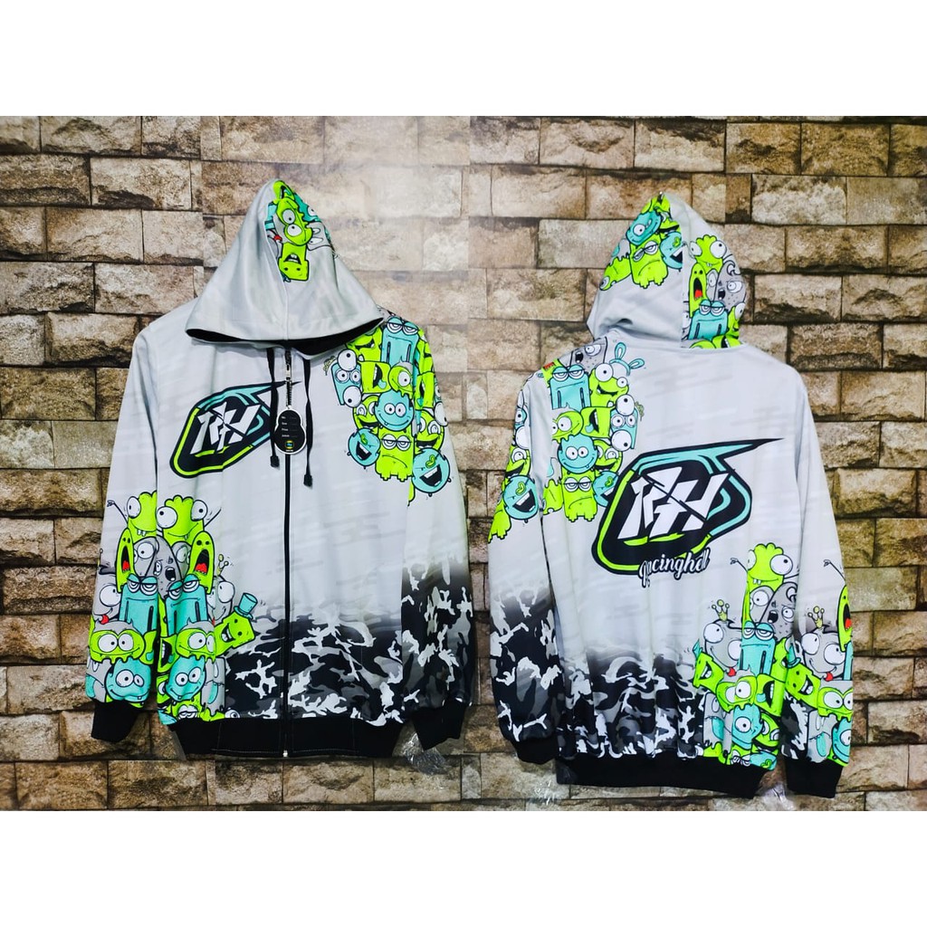 Jaqueta HELL RACING FULL PRINTING Sublimação | Shopee Brasil