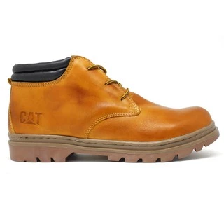 Bota Caterpillar Casual Em Couro Legítimo Station Oferta Promocional