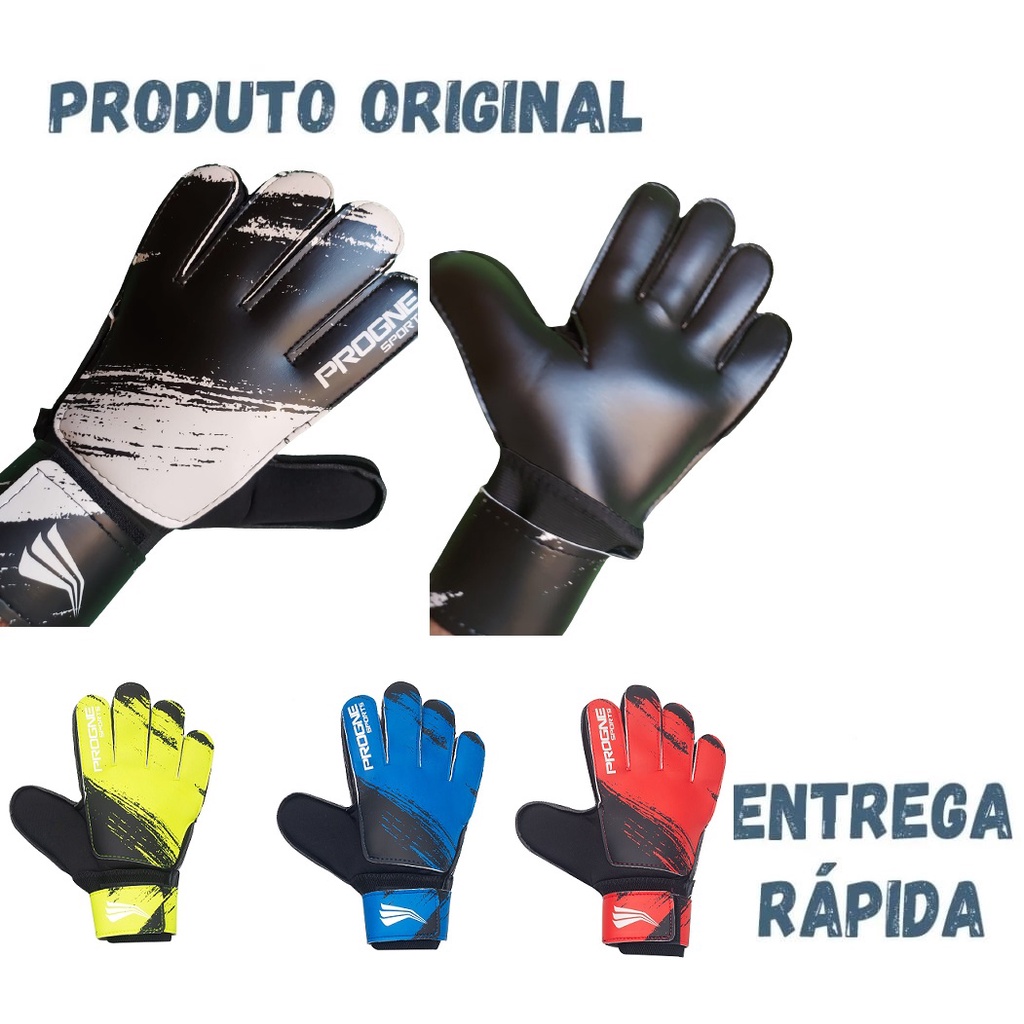 Luva de Goleiro de Futebol Campo, Society Adulto, Original- Luva ...