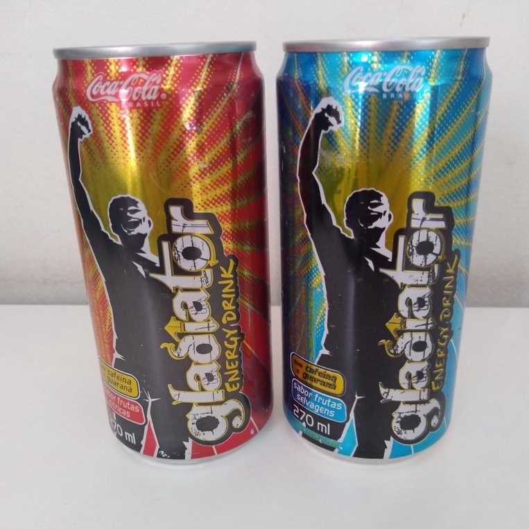 Latas de energéticos antigas - Coleção - preço 2 latas por R