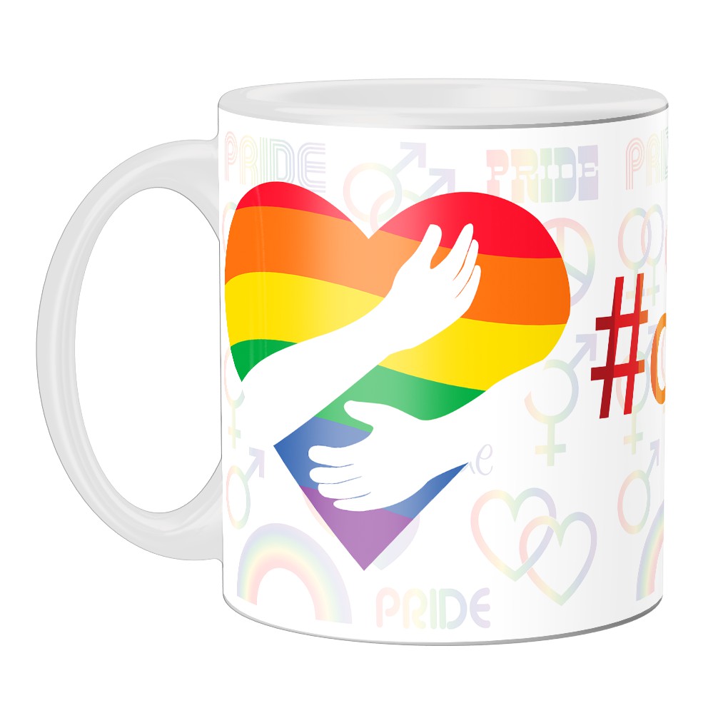 Caneca Branca Personalizada LGBT - 676