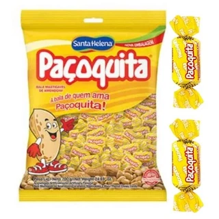 Bala Mastigável Paçoquita Santa Helena 600g