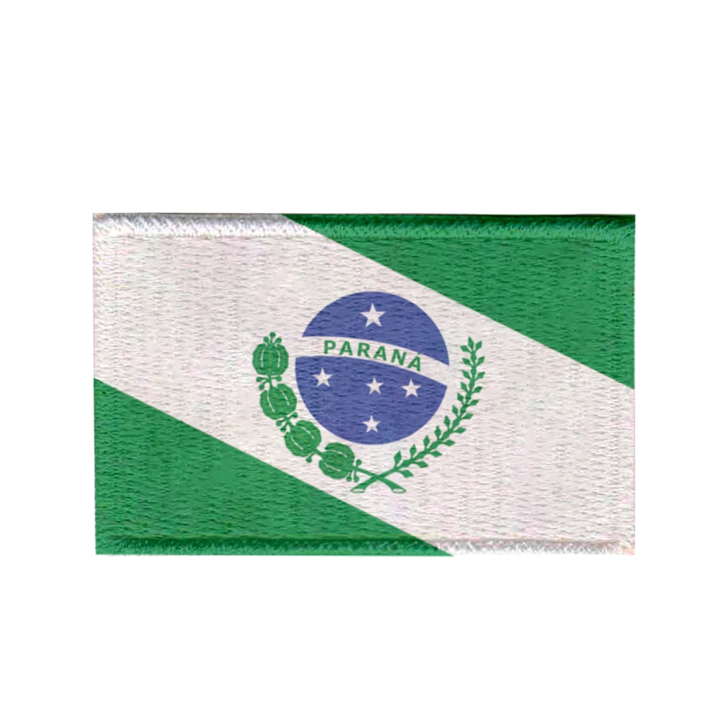 Patch Bandeira Paraná 8 X 5 Cm