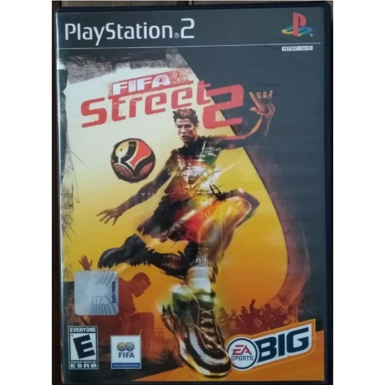 Jaquette De Jeu FIFA Street 2 Pour PlayStation 2 - En Très Bon état - Complet Avec Boîtier