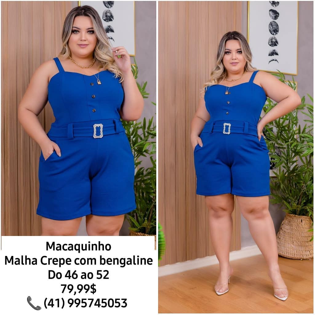 Macacão social hot sale para gordinha