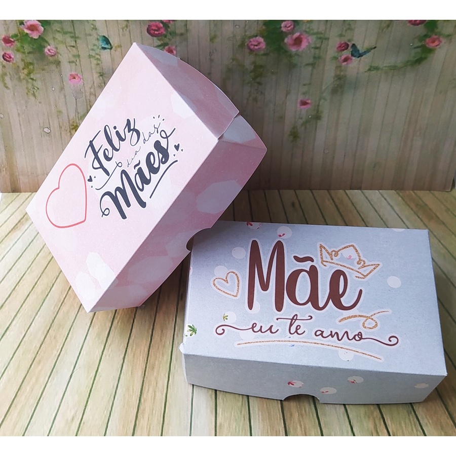 10 Caixas Lembrança Dia das Mães em Oferta na Shopee