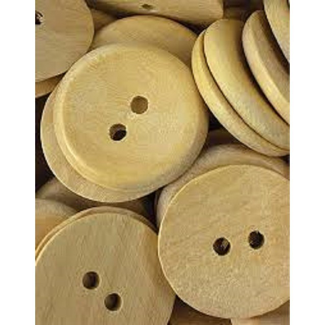 botões de madeira 
