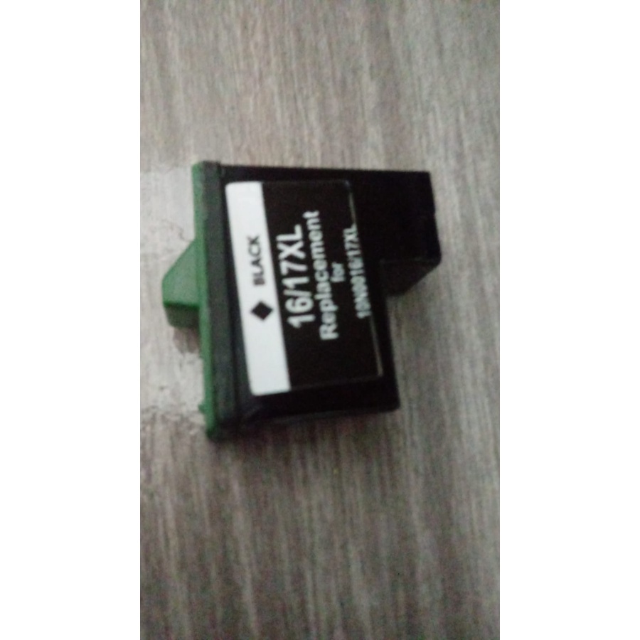 Cartucho Lexmark Preto (16/17)carregados pronto p uso