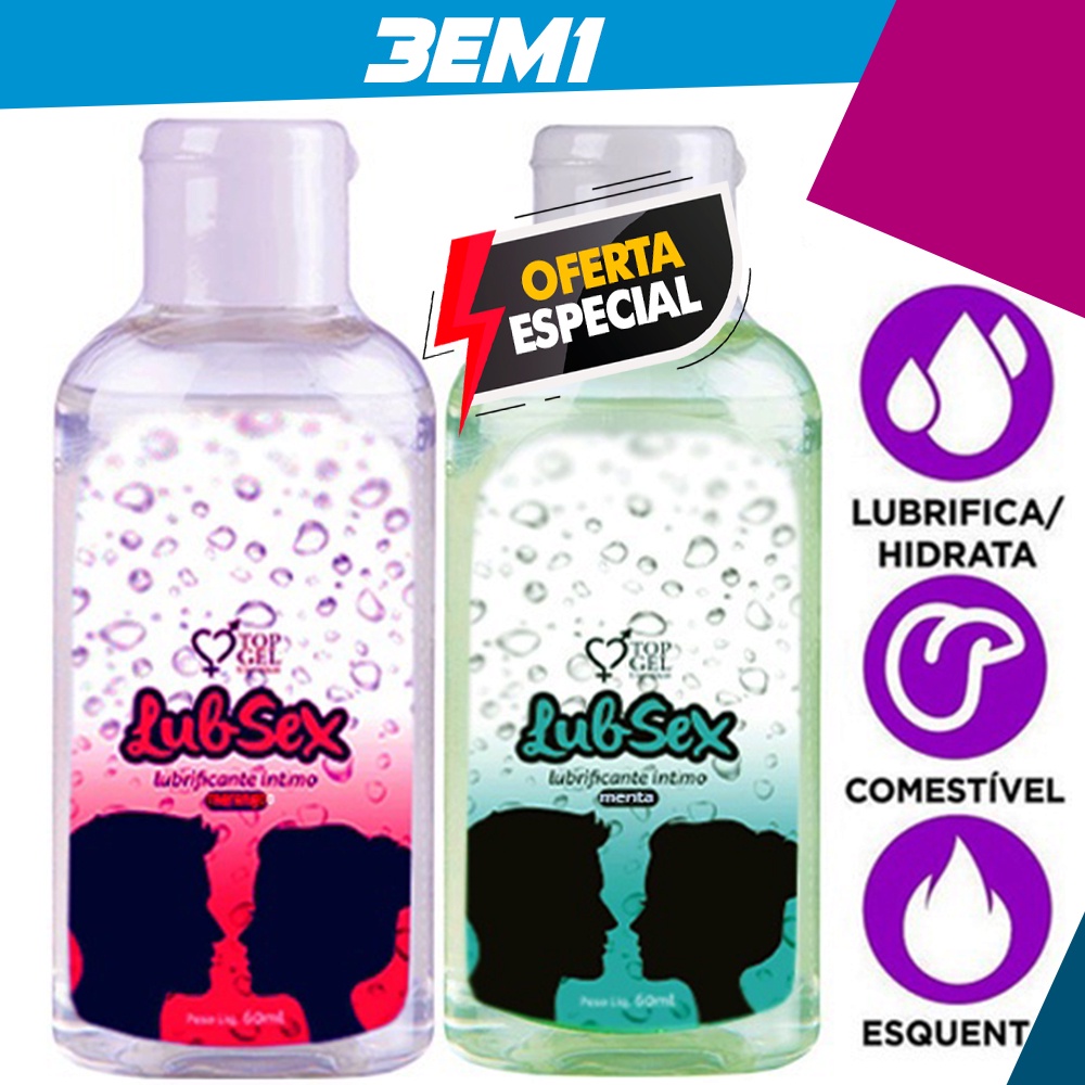 Lubrificante intimo Beijavel sex shop Hot sexual 60ml Top Gel íntimo Sexy  Shop Produtos Eróticos | Shopee Brasil