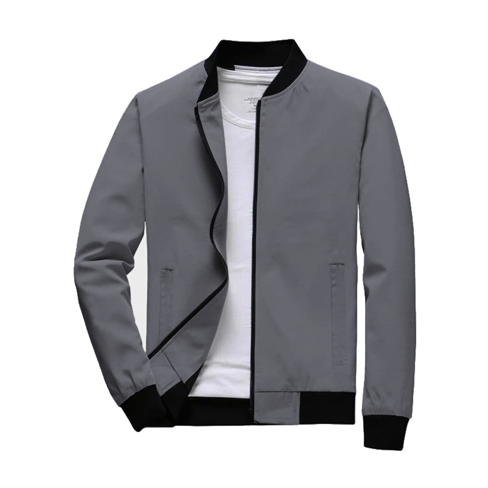 Jaqueta Corta Vento Masculina Casual Leve Bomber Blusa