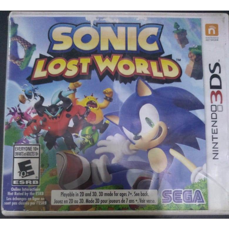 Jogo Sonic Lost World 3D Nintendo - 3Ds em Promoção na Americanas