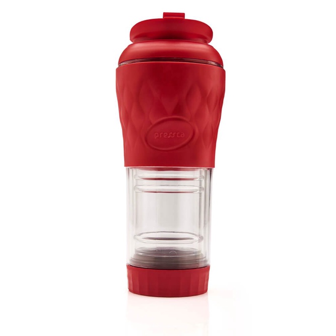 Cafeteira Portatil Pressca Vermelha 350ml | Shopee Brasil