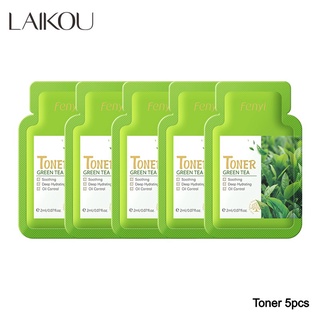 Chá Verde Fenyi Reduzir As Marcas De Acne Toner Sachet Encolhimento Dos Poros Brilhante 2ml 5pcs