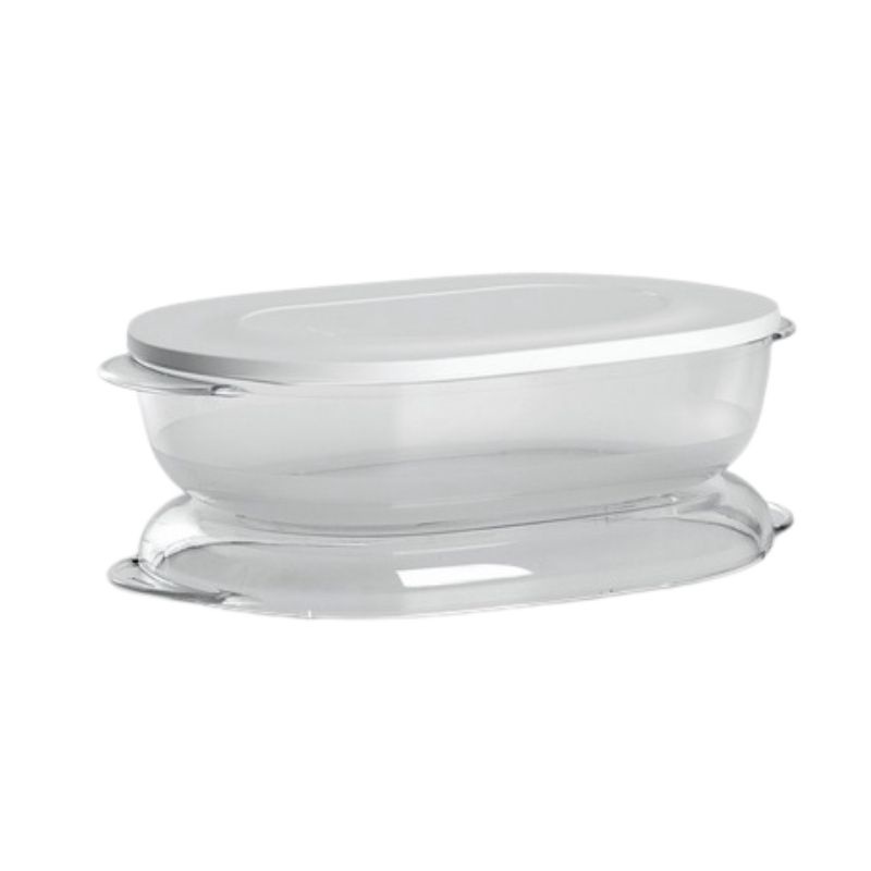 Travessa Microplus em Policarbonato 1,5 Litros Tupperware | Shopee Brasil